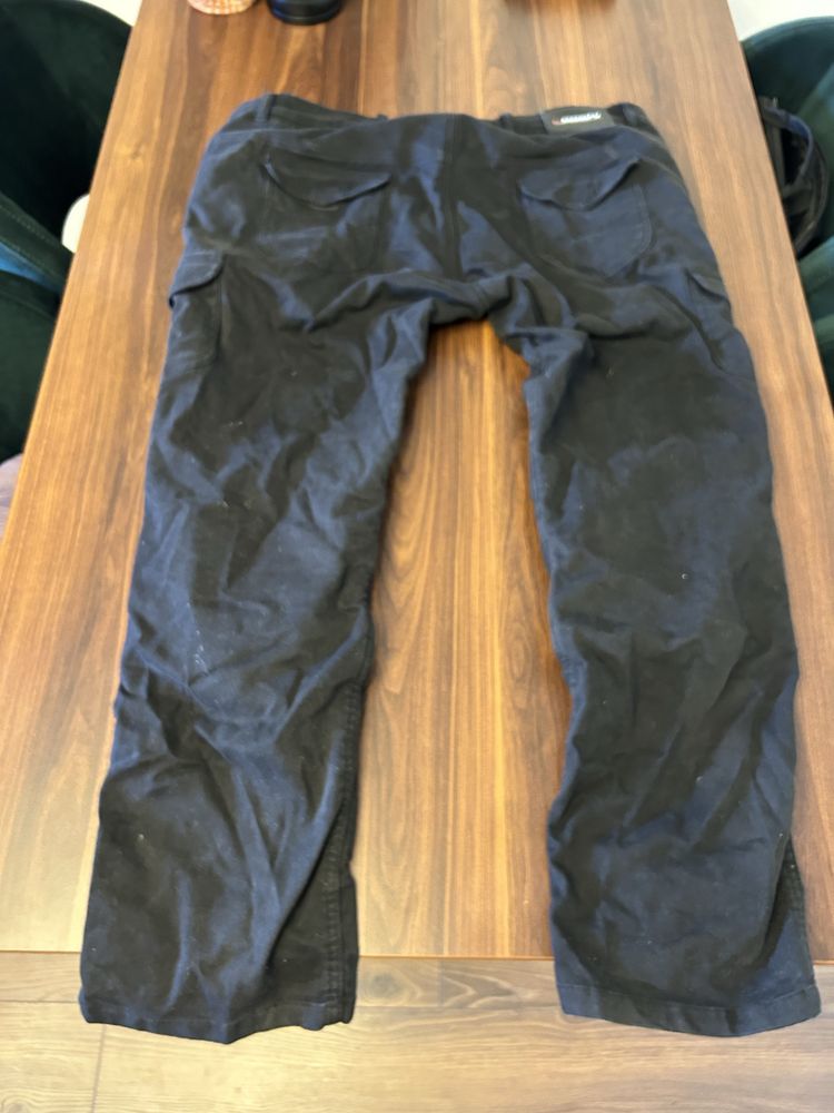 Spodnie motocyklowe Leoshi jeansy z protektorami, tekstylne roz 42 XXL