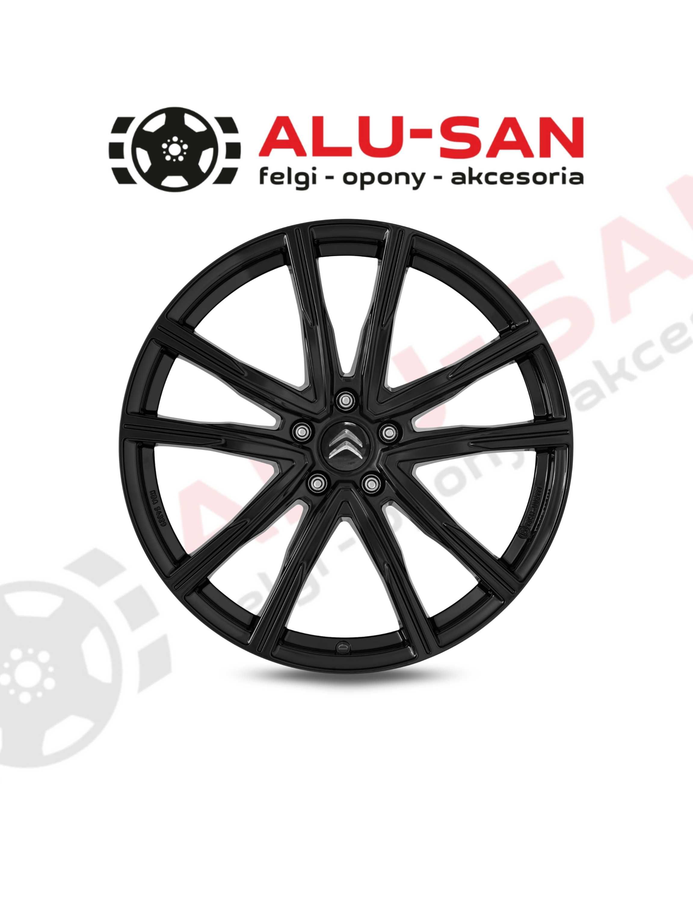 Nowe Alufelgi 19" CITROEN C4 C5 - CZARNY POŁYSK 5x108