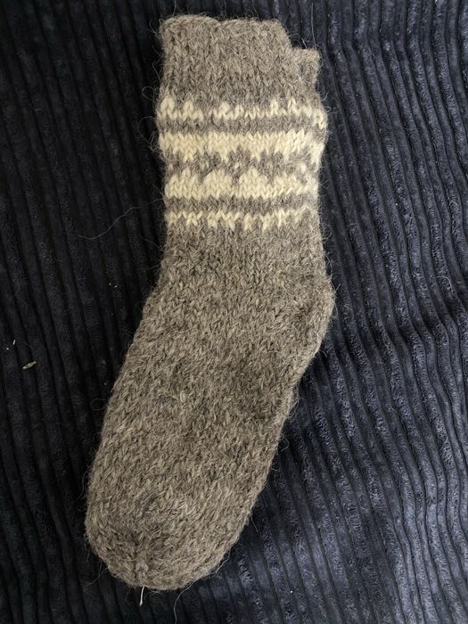 Теплі шерстяні носки, вʼязані шкарпетки