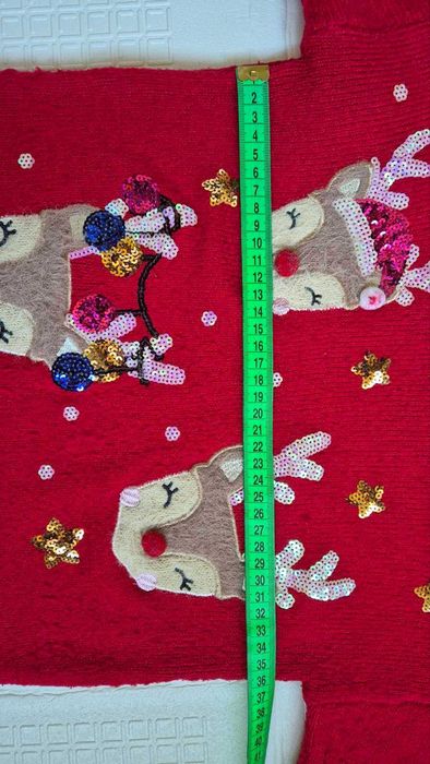 Свитер Новогодняя одежда на 7-8 лет