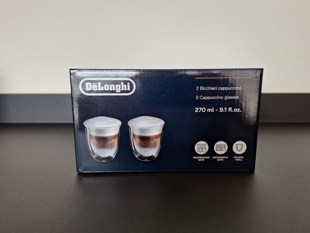 Chávenas para cappuccino de parede dupla, 270ml, conjunto de 2