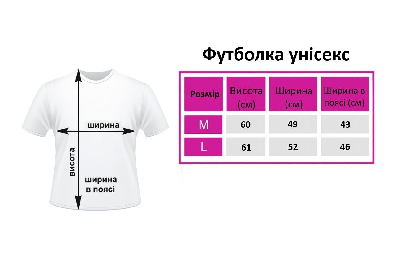 Футболка з тризубом чоловіча/жіноча/унісекс