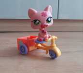 Littlest Pet Shop kotek na rowerze