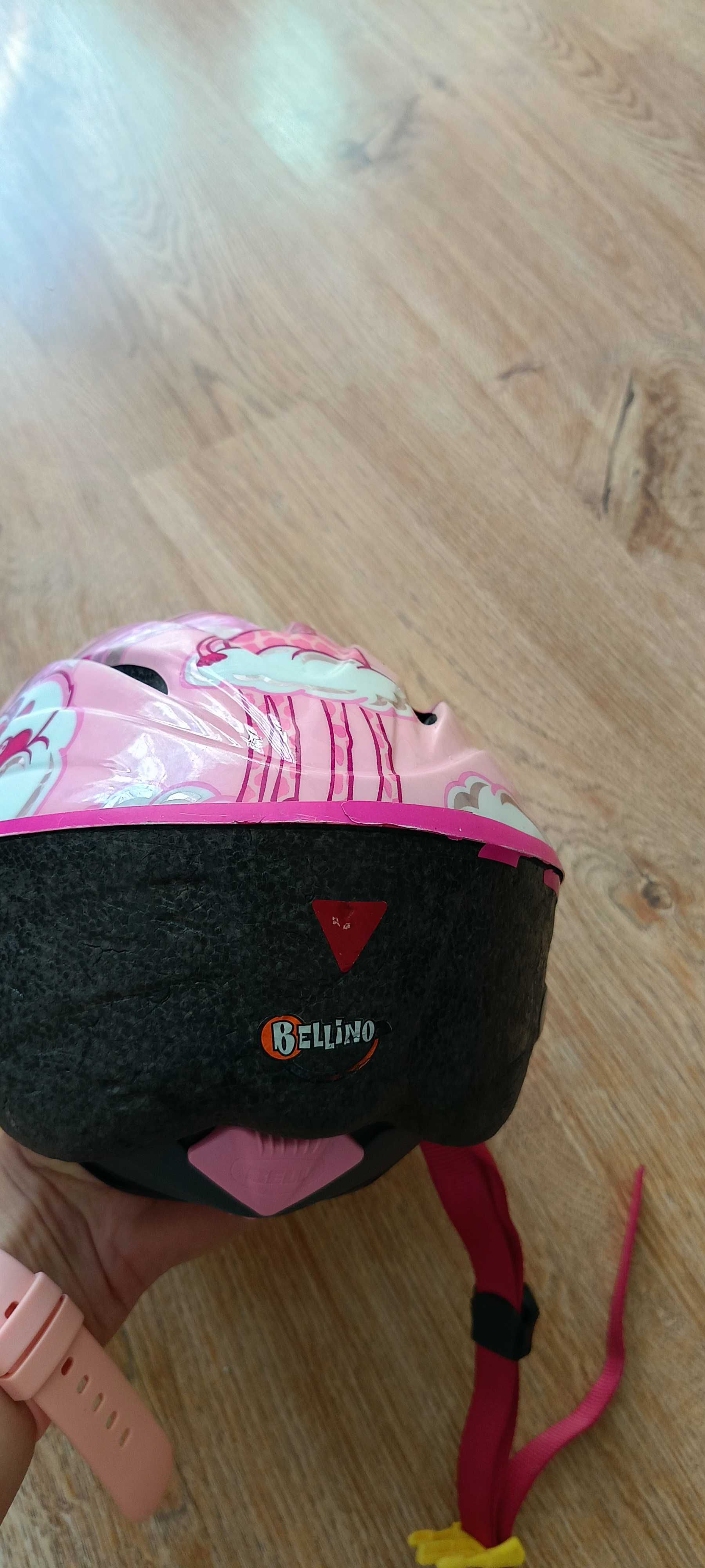 BELLINO dziecięcy kask rowerowy dla dziewczynki