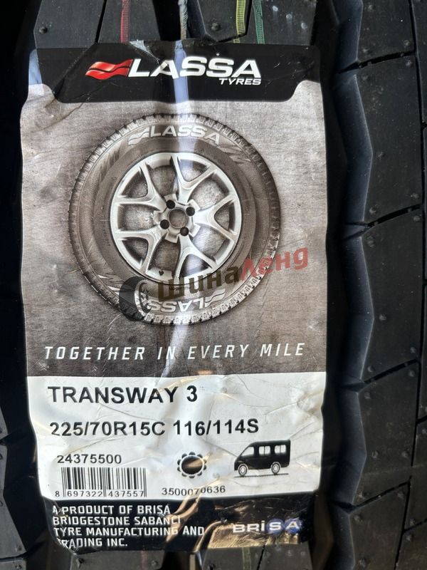 Літні шини 225/70 R15C Lassa Transway 3 - BRIDGESTONE GR, ВIДЕО, 10PR