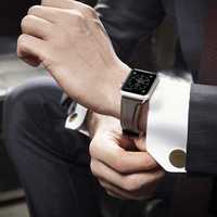 Pasek do zegarka Apple serii iWatch z prawdziwej skóry iBazal  122mm