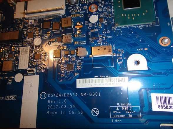 Материнська плата LENOVO Ideapad 320-15 IAP .NM-B301 CPU N4200 Нова!