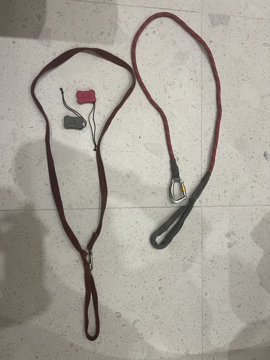 Smycz dla psa Ruffwear Knot-a-Leash (L - 150cm/11mm) oraz welurowa 170