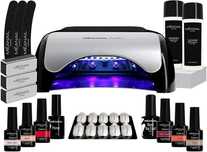 Lâmpada UV e LED 48W - Conjunto kit completo de gel para manicure