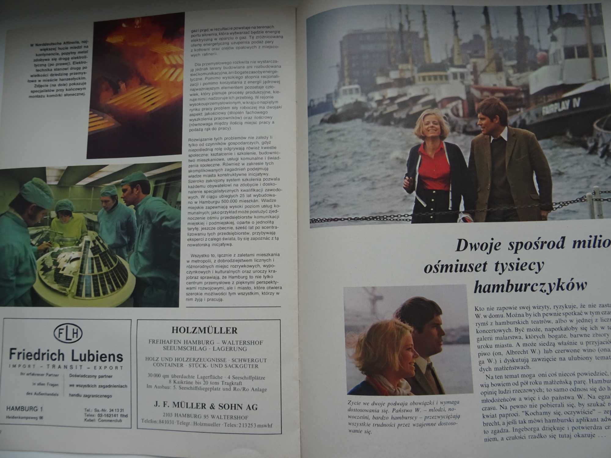 Hamburg 1970 RFN dwie broszury ilustrowane