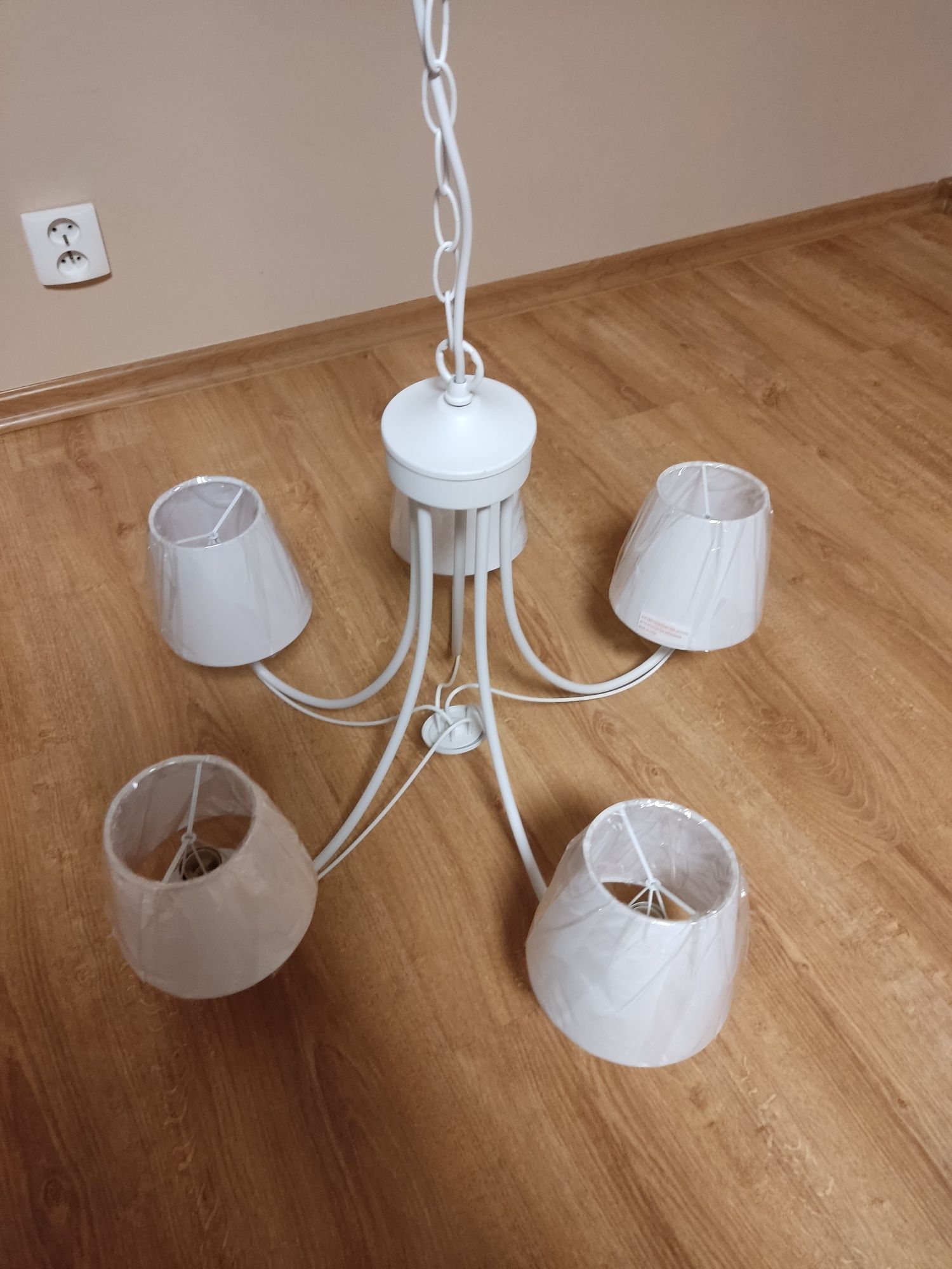 Lampa wisząca Trio Cortez E14 5x28W biały