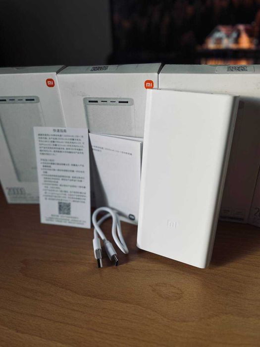 ЗНИЖКА PowerBank Xiaomi 20000 mAh 18W Original білий | Швидка зарядка