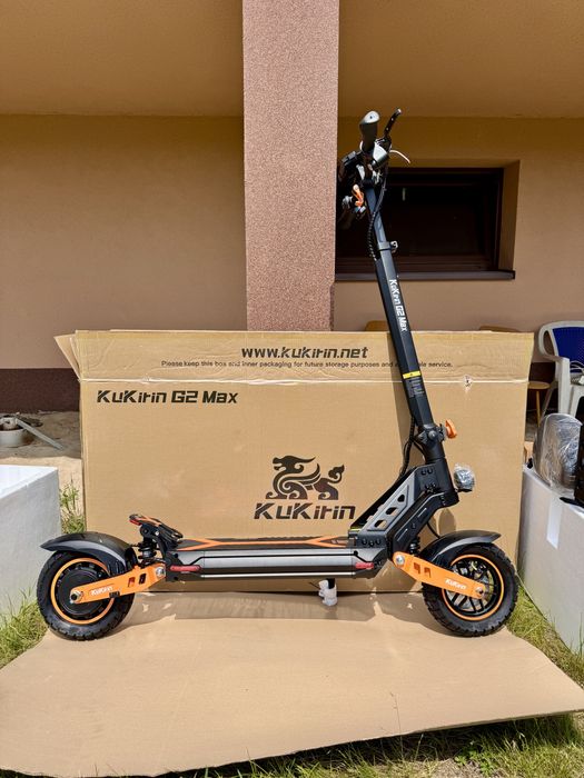 Hulajnoga elektryczna kukirin g2 max nowa 48v 20ah 960wh 55KM/h 80km