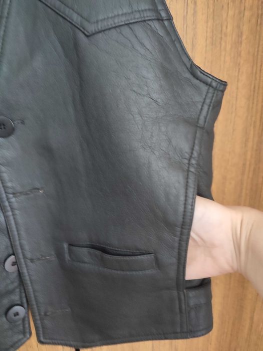 Жилетка чоловіча еко-шкіра