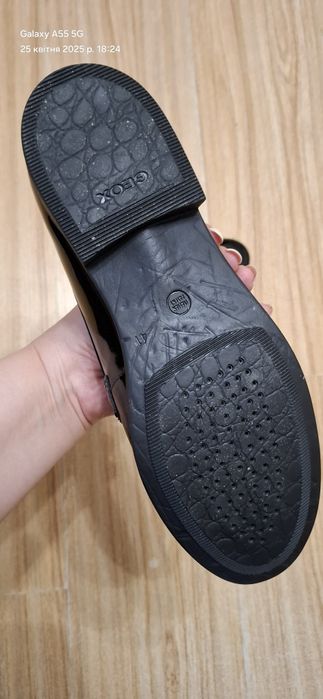 Лофери шкіряні Geox 41 на вузьку ногу