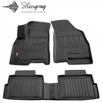 3Д гумові коврики в салон CHERY  Tiggo 2, 4, 7, 7 II Pro\ Чері Тігго