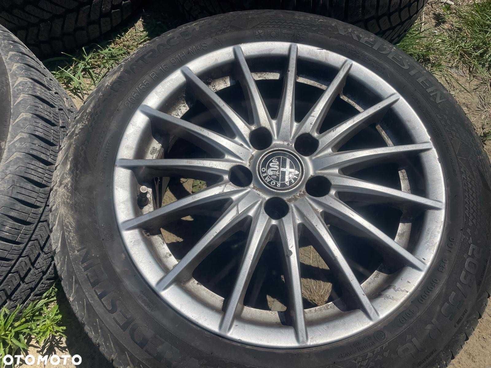 Felgi alufelgi z oponami zimowe oryginał 205/55 R16 Alfa Romeo 159