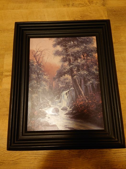 Obraz w drewnianej ramie