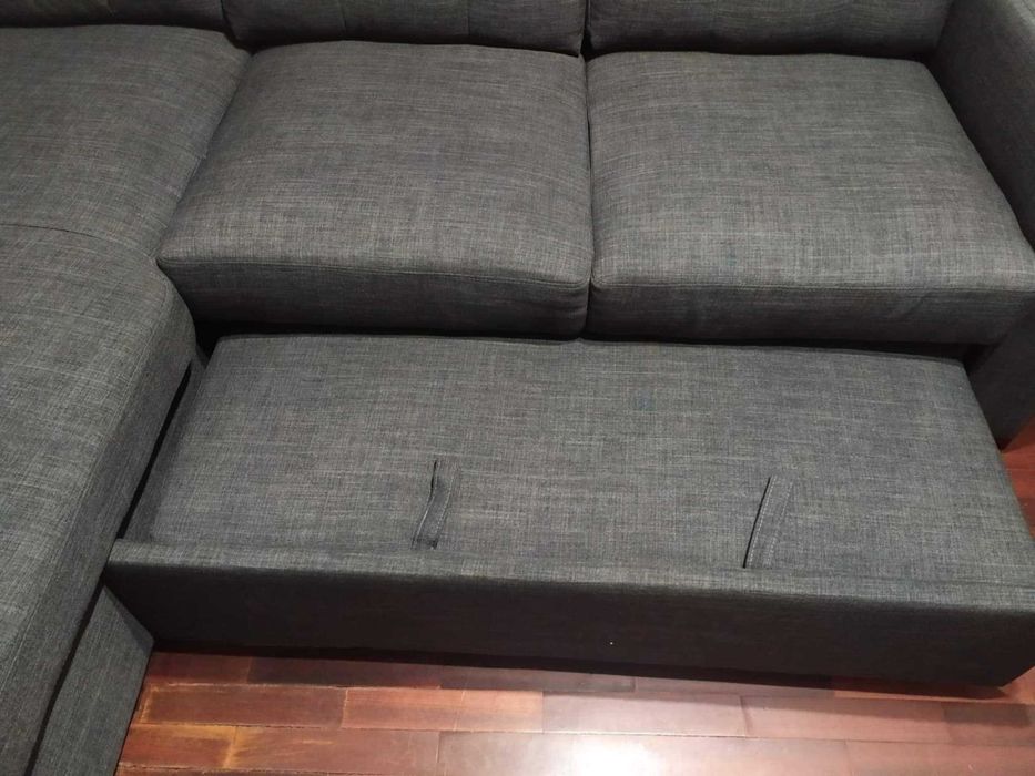Sofá Cama c/ Chaise Longue