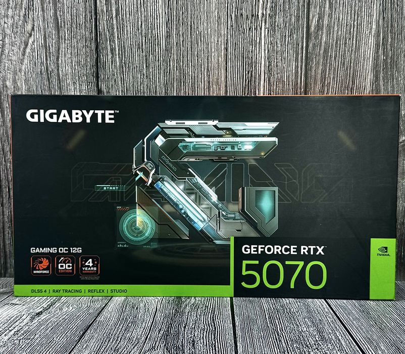 GIGABYTE GeForce RTX 5070 Gaming OC 12G. 2 шт.