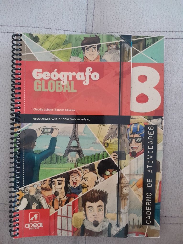 Manual e caderno de atividades Geografia 8⁰ano