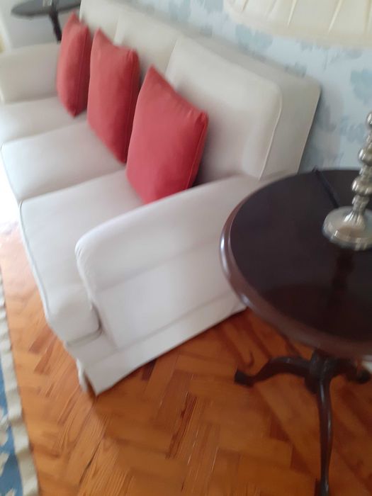 Sofa 3 lugares branco