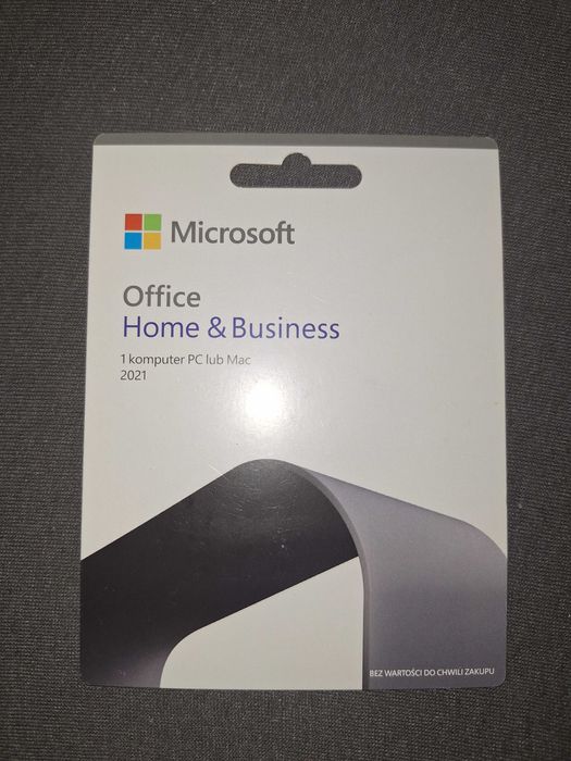 Sprzedam pakiet oprogramowania  Microsoft Office Home & Business 2021