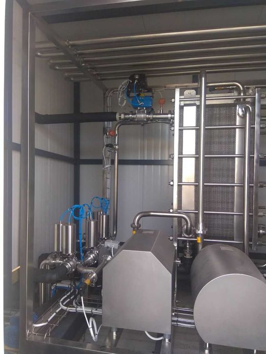 Пастеризаційно-охолоджувальна установка. Пастеризатор. Теплообмінник.