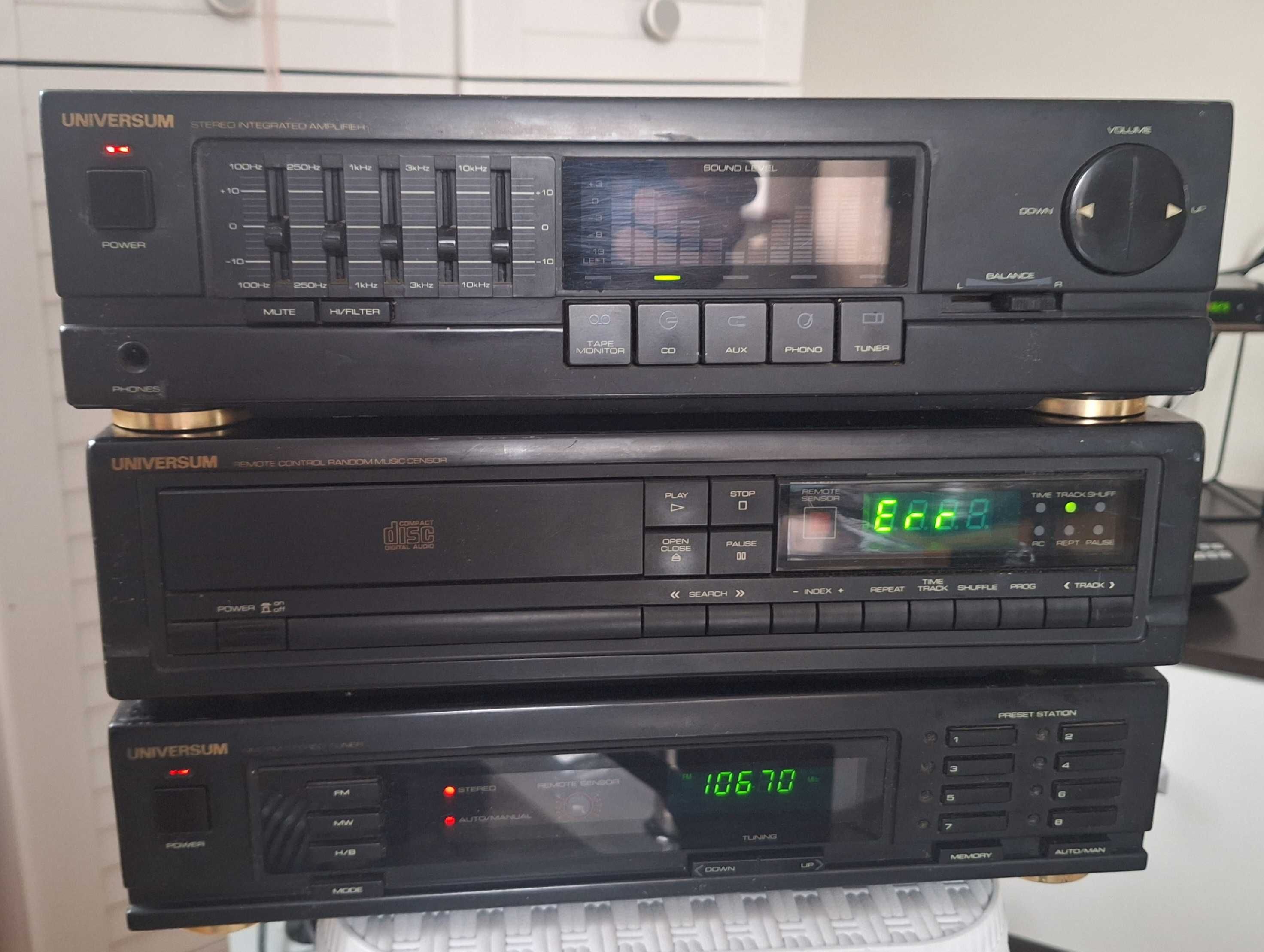 Zestaw Universum Tuner-CD-Wzmacniacz + Kolumny 8 ohm WYSYŁAM Olx