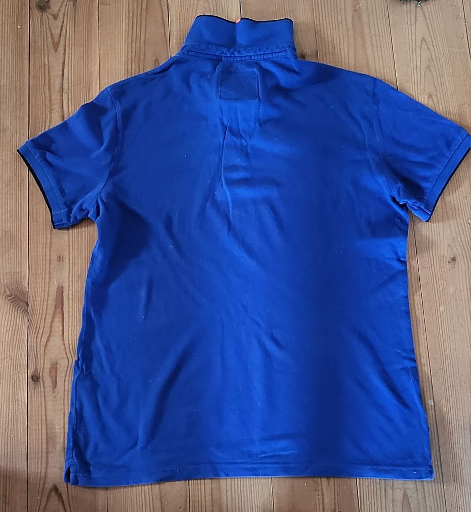 Okazja Polo niebieskie Superdry M stan bdb