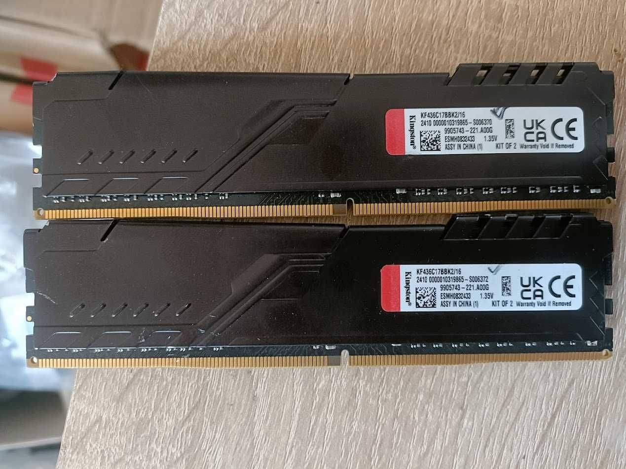 Оперативна память Kingston FURY 16GB (2x8GB) DDR4 3200 MHz  (3600Mhz)