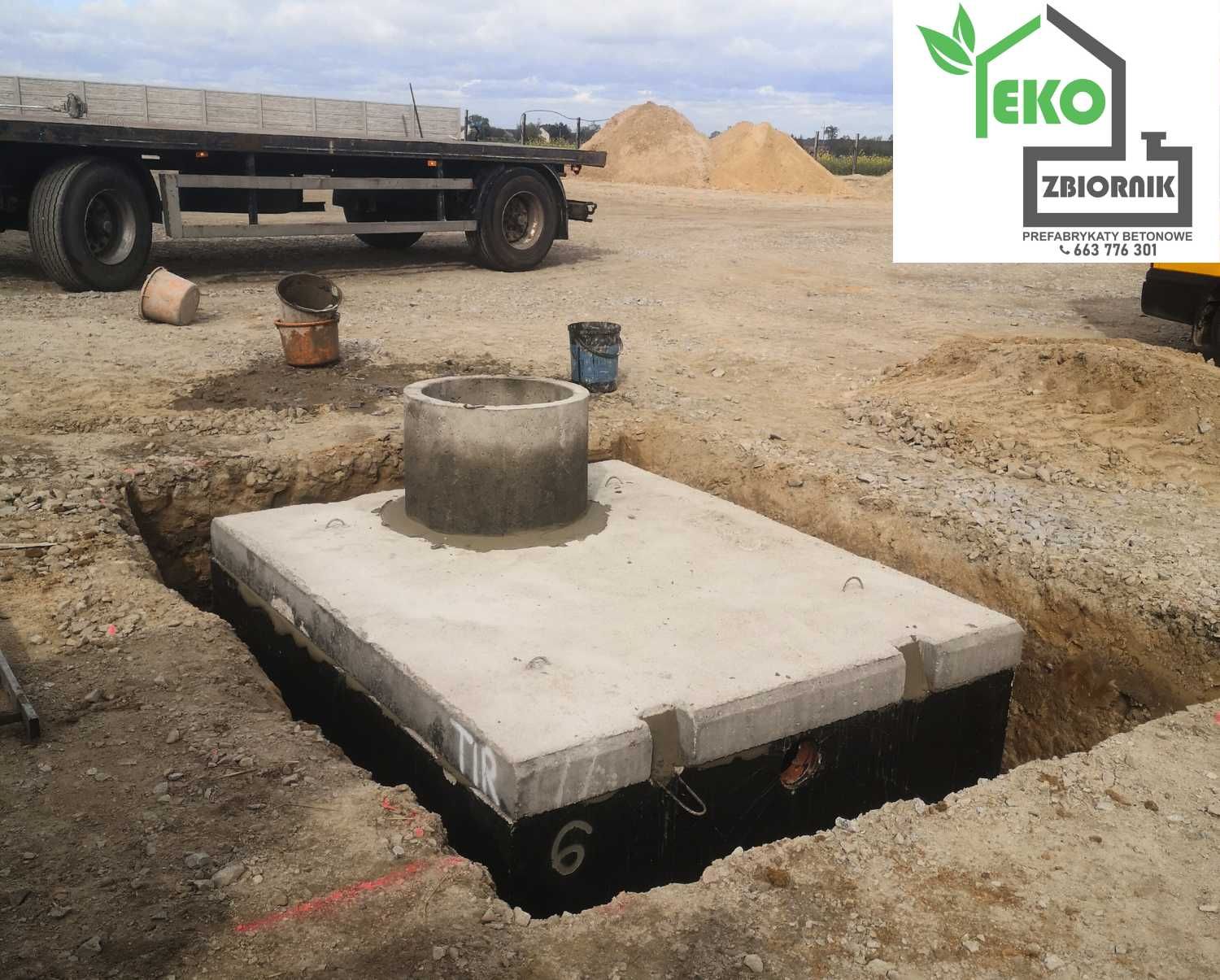 Szamba betonowe zbiorniki beton dwukomorowe jednokomorowe + transport