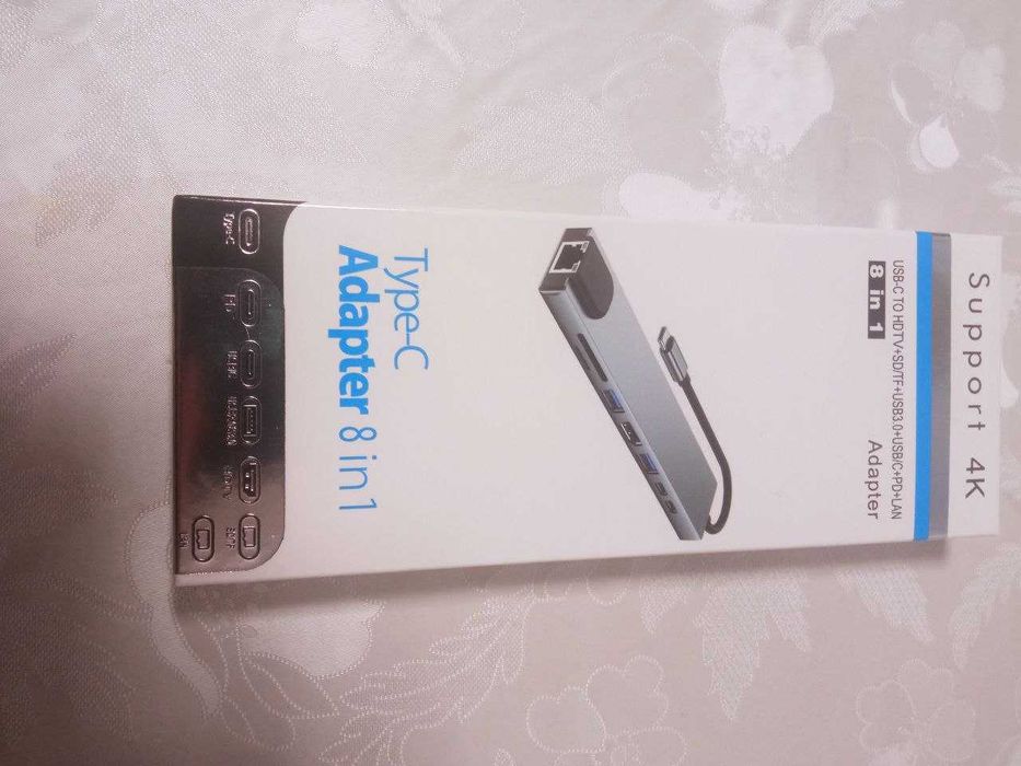 Type C hub 8 в 1 Byl-2017L