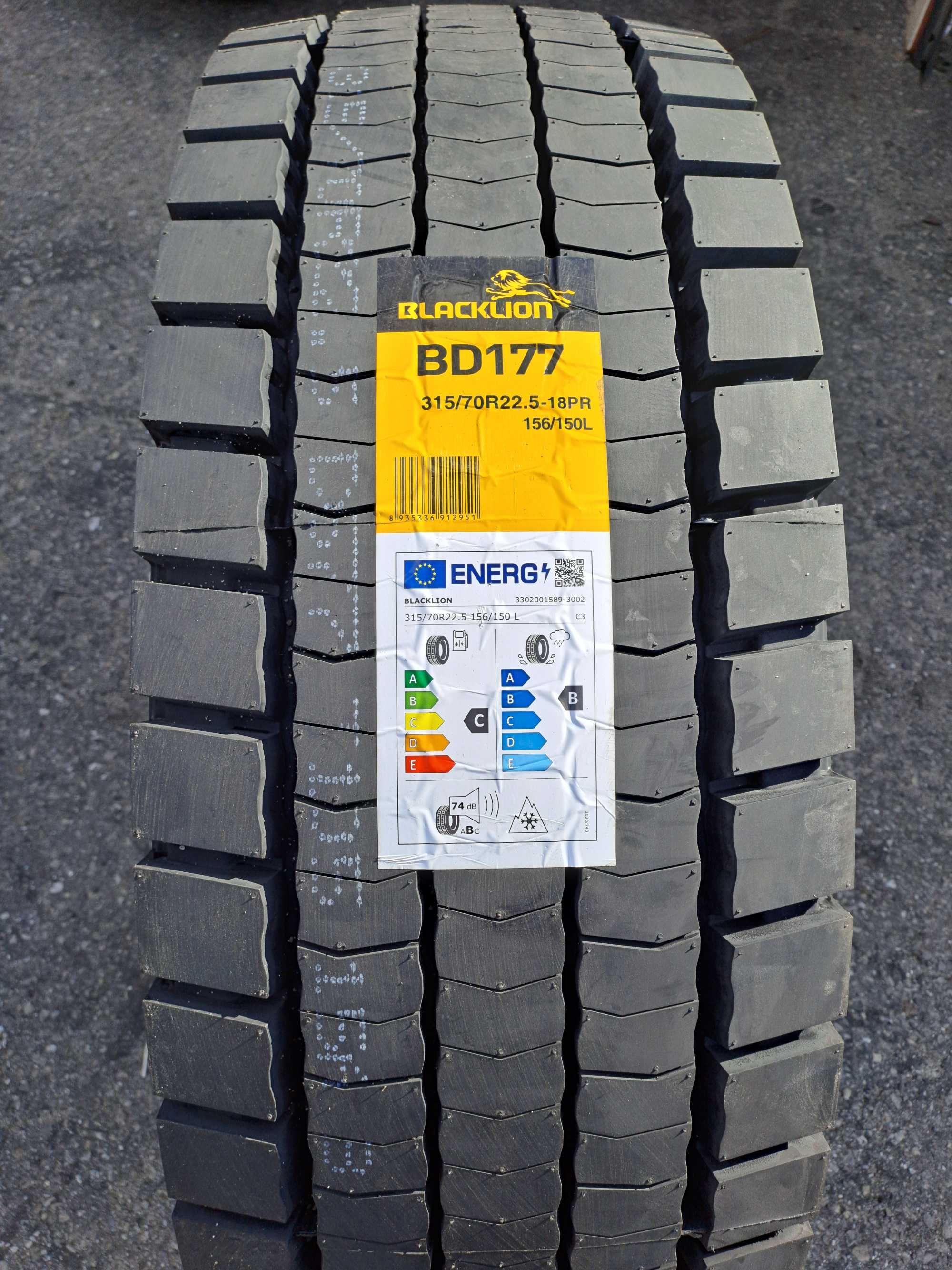 Opony 315/70 R 22.5 Black Lion BD 177 napędowe