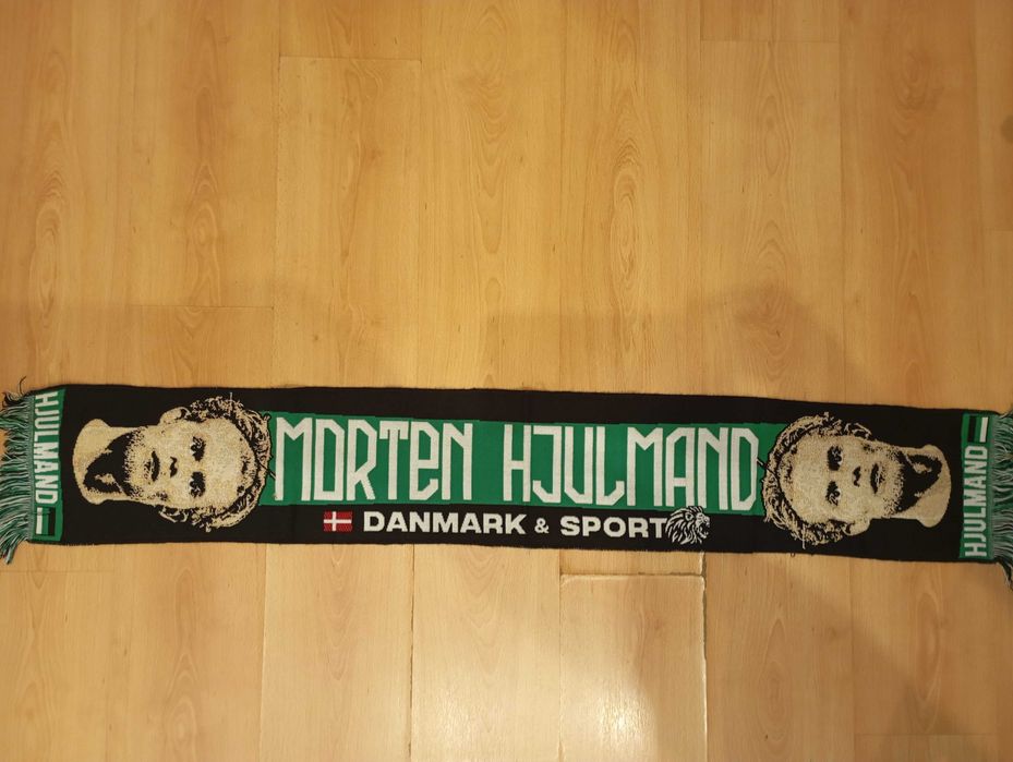 Cachecol Morten Hjulmand jogador Sporting futebol capitão coleção