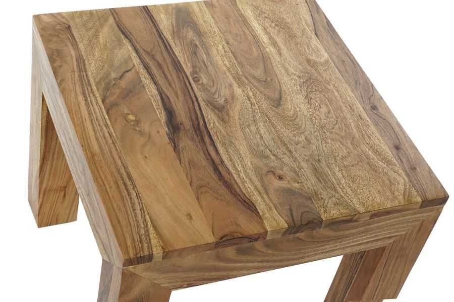 Stolik ława Lagos drewniana sheesham, pomocnik drewnainy