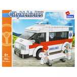 Klocki konstrukcyjne Alleblox City 255el 34x27x6 Ambul. Alleblox