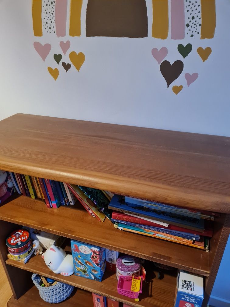 Regał drewniany montessoriański/biblioteczka