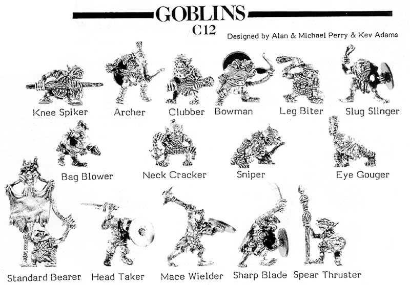 Warhammer Fantasy Battle: goblin Eye Gouger, Kev Adams