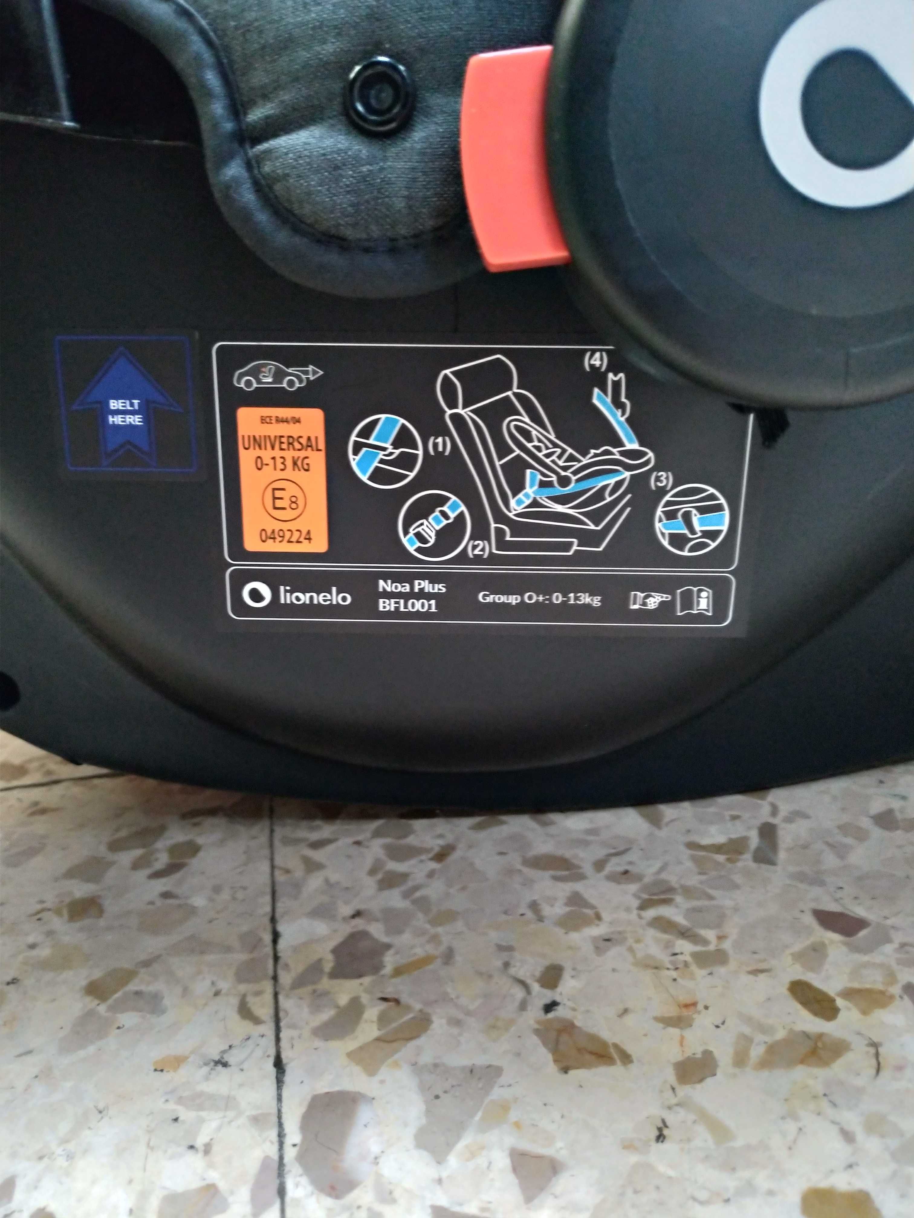 Cadeira de bebe para carro Lionelo Noa Plus