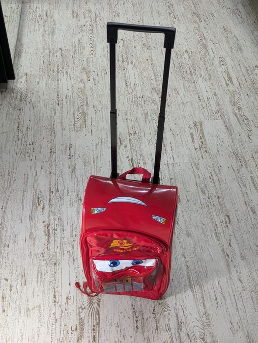 Дитяча Дорожня Сумка-Валіза на Колесах "Блискавка МакКвін"
