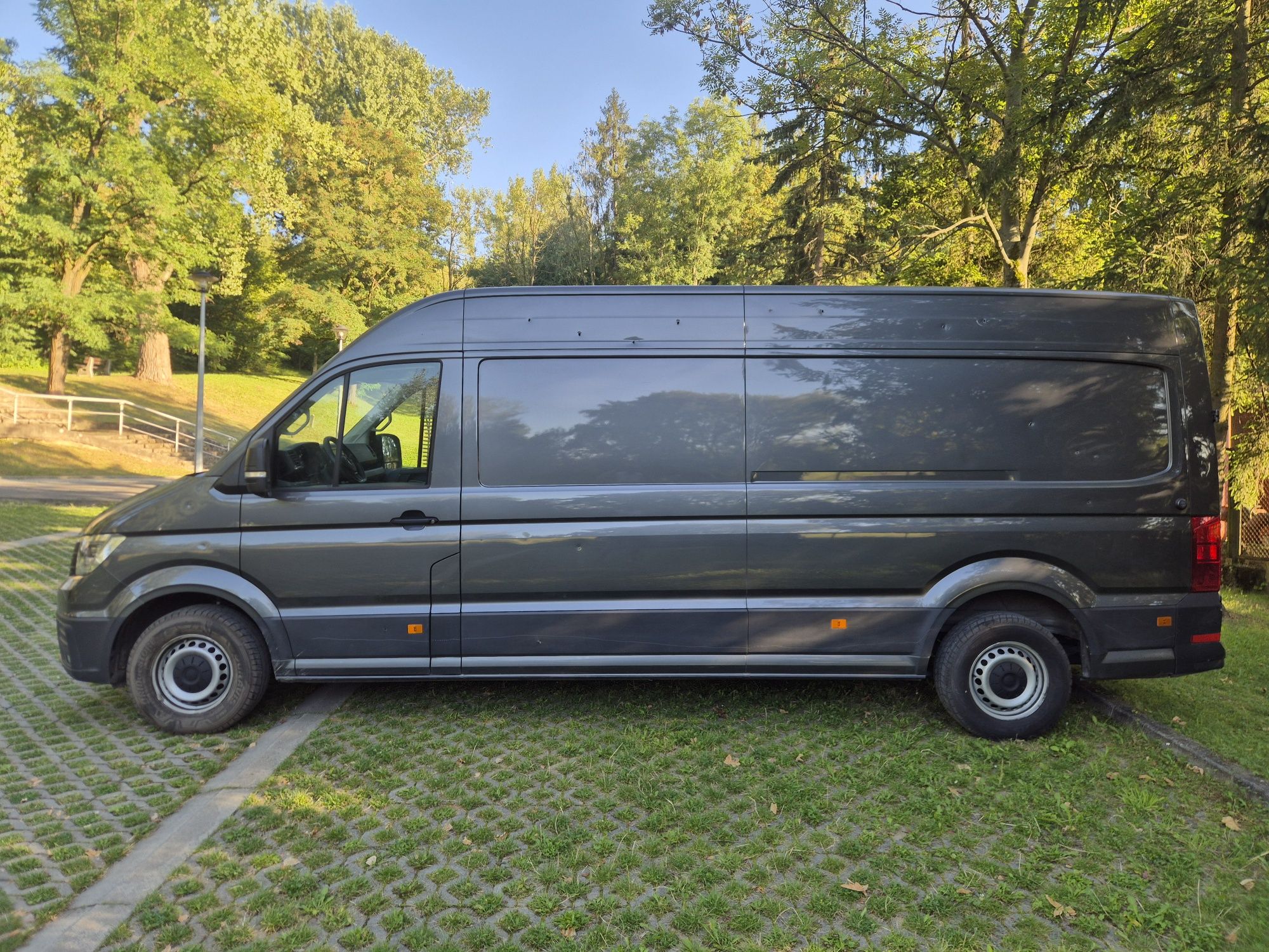 Volkswagen Crafter 2.0 salon PL 1wł2023r. Webasto Łóżko Camera man tge