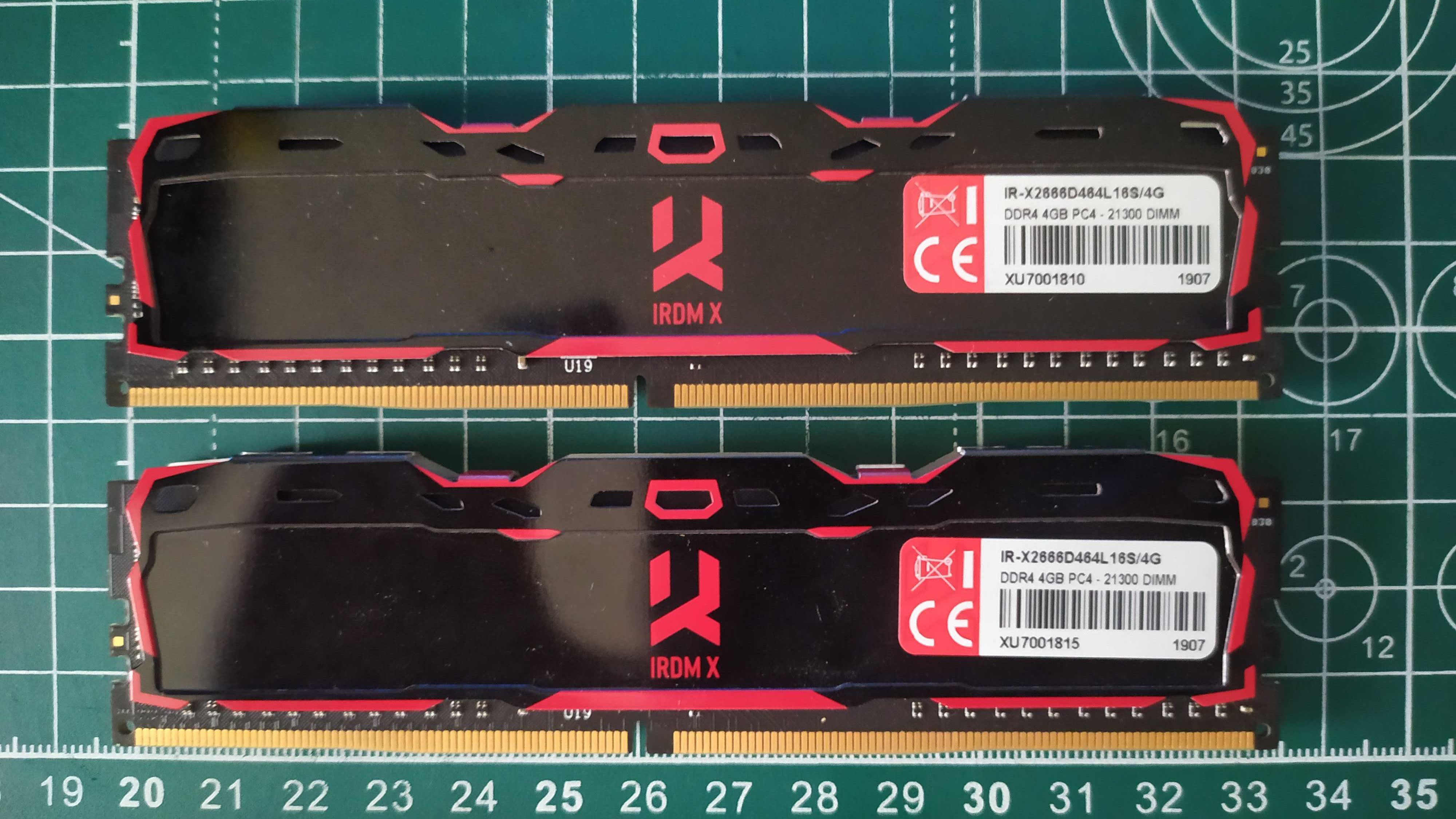 Модуль пам`ятi DDR4 2x4GB/2666 GOODRAM Iridium X Black