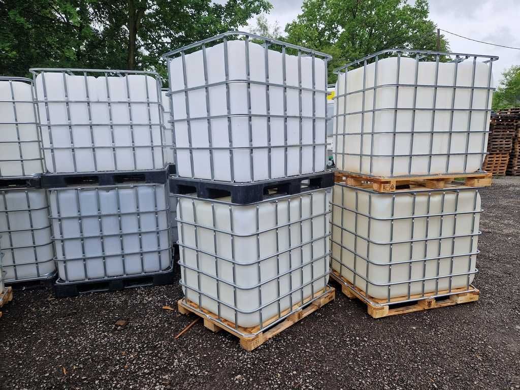 Mauzer 1000L mauzery na wodę paleta palstikowa na palety palstikowe