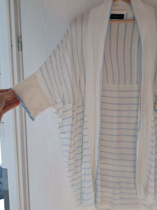 Narzutka plażowa letnia boho kardigan cienki kimono Reserved L damskie