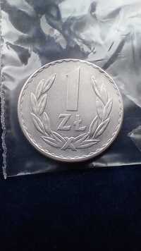 Stare monety 1 złoty 1949 PRL piękna