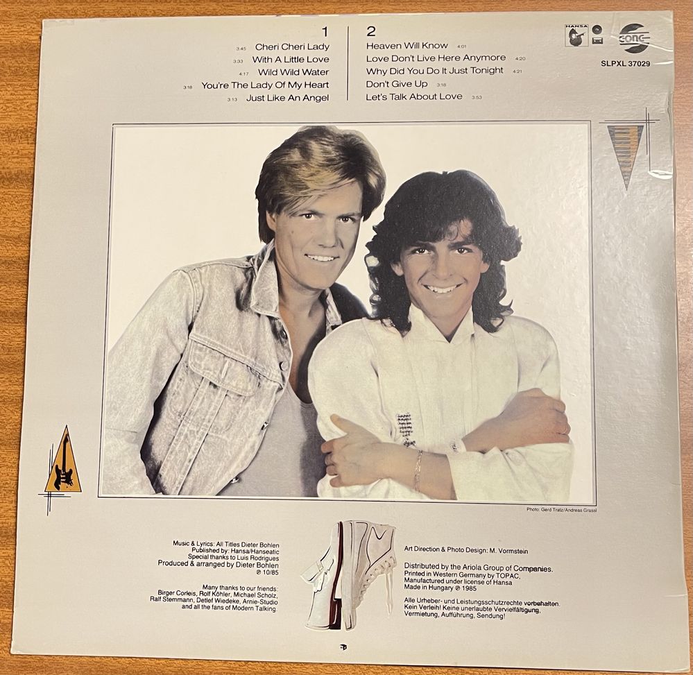 Modern Talking Let’s talk about love 2nd album winyl