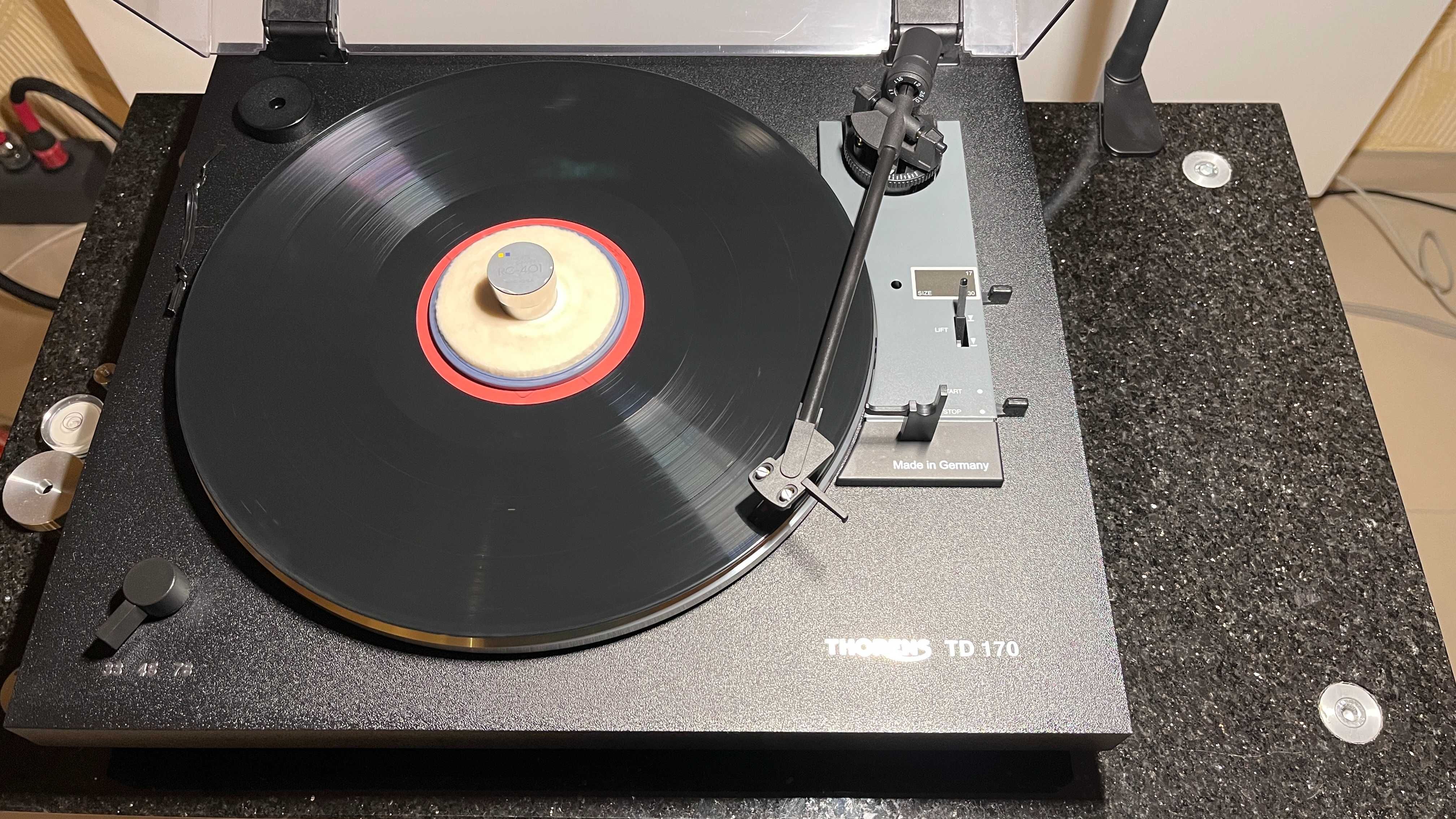 Gramofon Thorens TD170-1/EV, automatyczny, używany, stan bdb