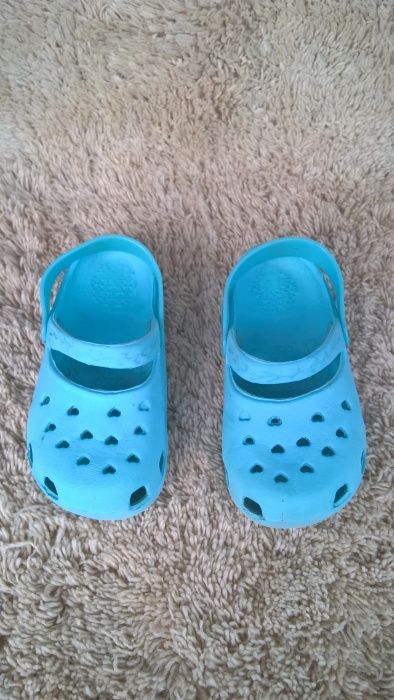 13.5-14 см 23 аквашузы сланцы босоножки типа Crocs фр. фирмы Petit