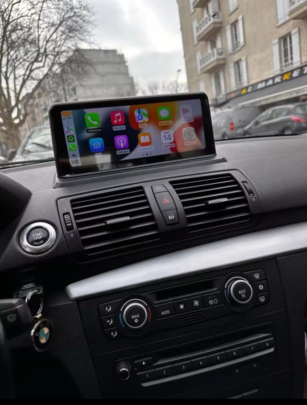 Tela Android 13 com GPS BMW E81 E82 E87 E88 + Idrive incluido